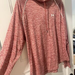 Under Armour Women's Red Heathered Sweatshirt